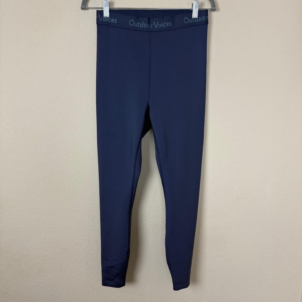 Outdoor Voices Smooth 7/8 high rise Legging in dark sky Size Medium - Picture 2 of 9